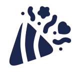 Confetti SVG Icon